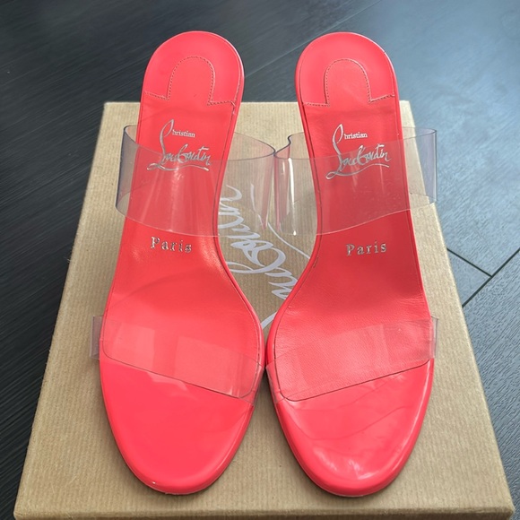 Christian Louboutin Clear Just Nothing Heels - Picture 1 of 10